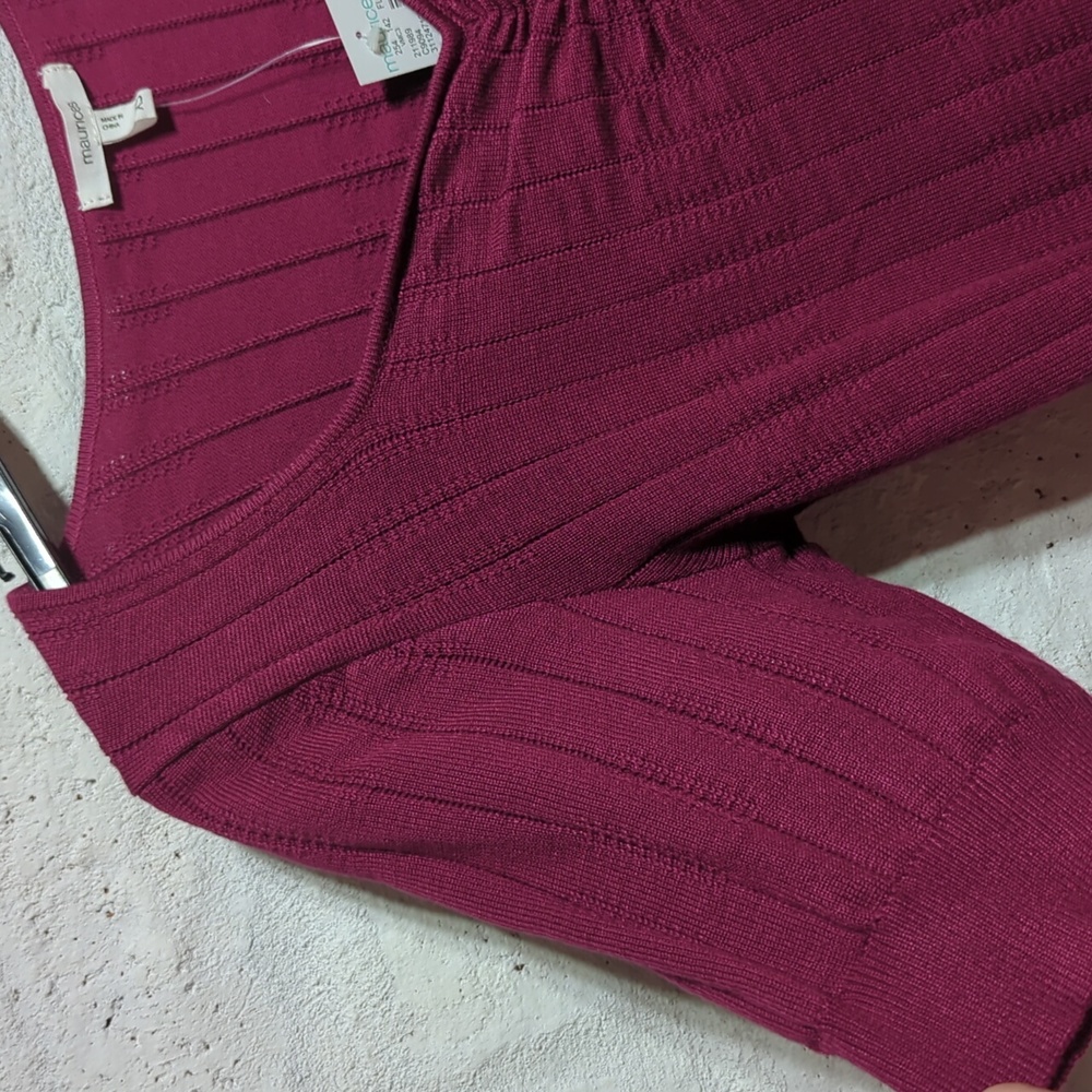 Pink Knit Sweater Top - Picture 4 of 7